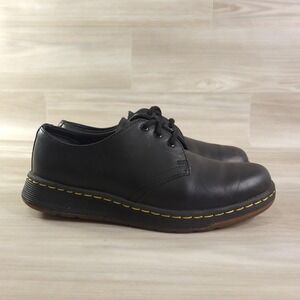 Dr. Martens Cavendish Shoes Mens Size 6 Black Leather Lace Up Casual Comfy Work